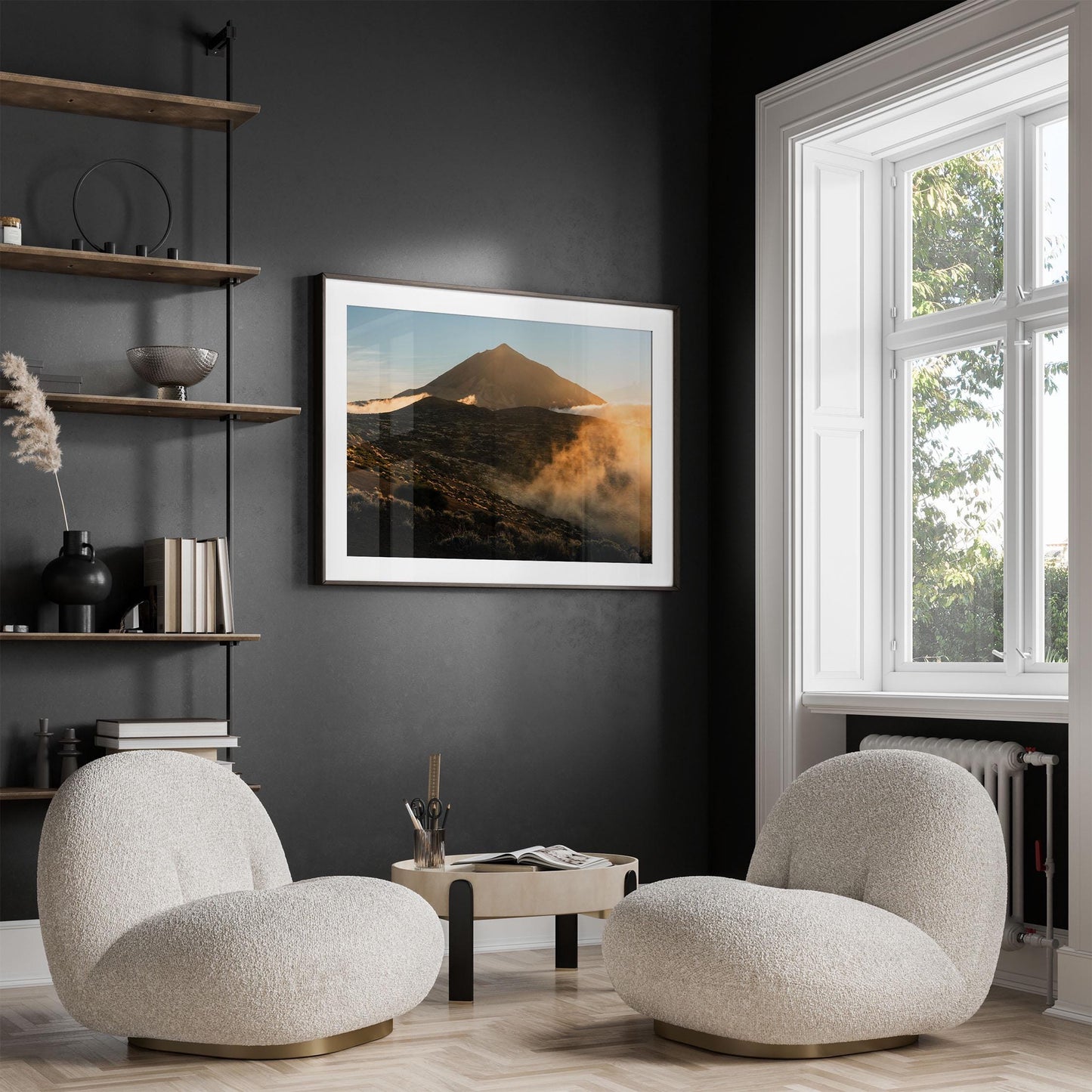 Mount Teide Original Art Photo, Tenerife Sunset Cloud Landscape, Framed Large Fine Art Photography, Canary Islands Spain Volcano Print
