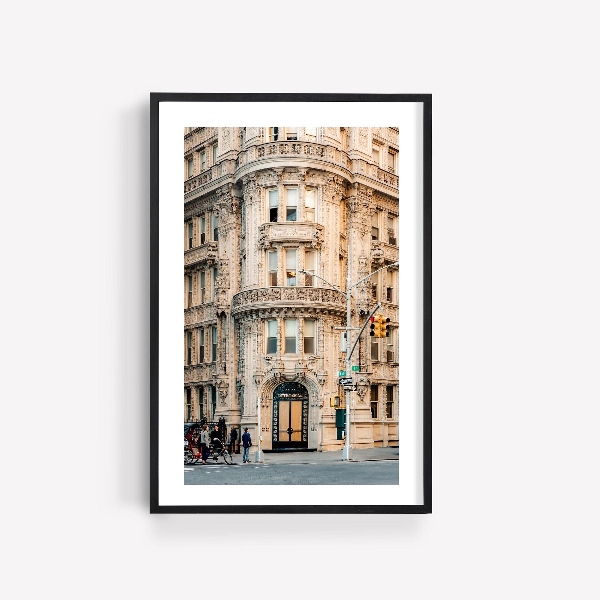 Alwyn Court Landmark Building, Framed New York City Fine Art Photography, Central Park South Home Decor, Manhattan Streets Wall Art Print