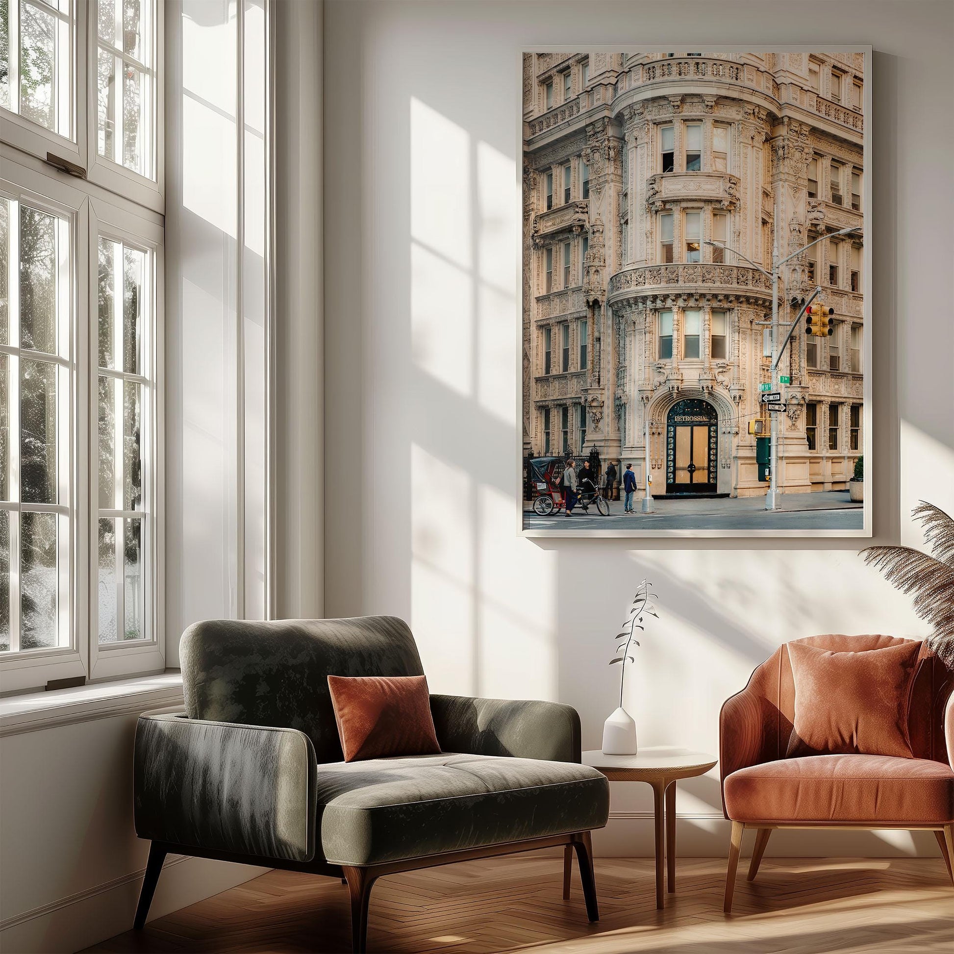 Alwyn Court Landmark Building, Framed New York City Fine Art Photography, Central Park South Home Decor, Manhattan Streets Wall Art Print