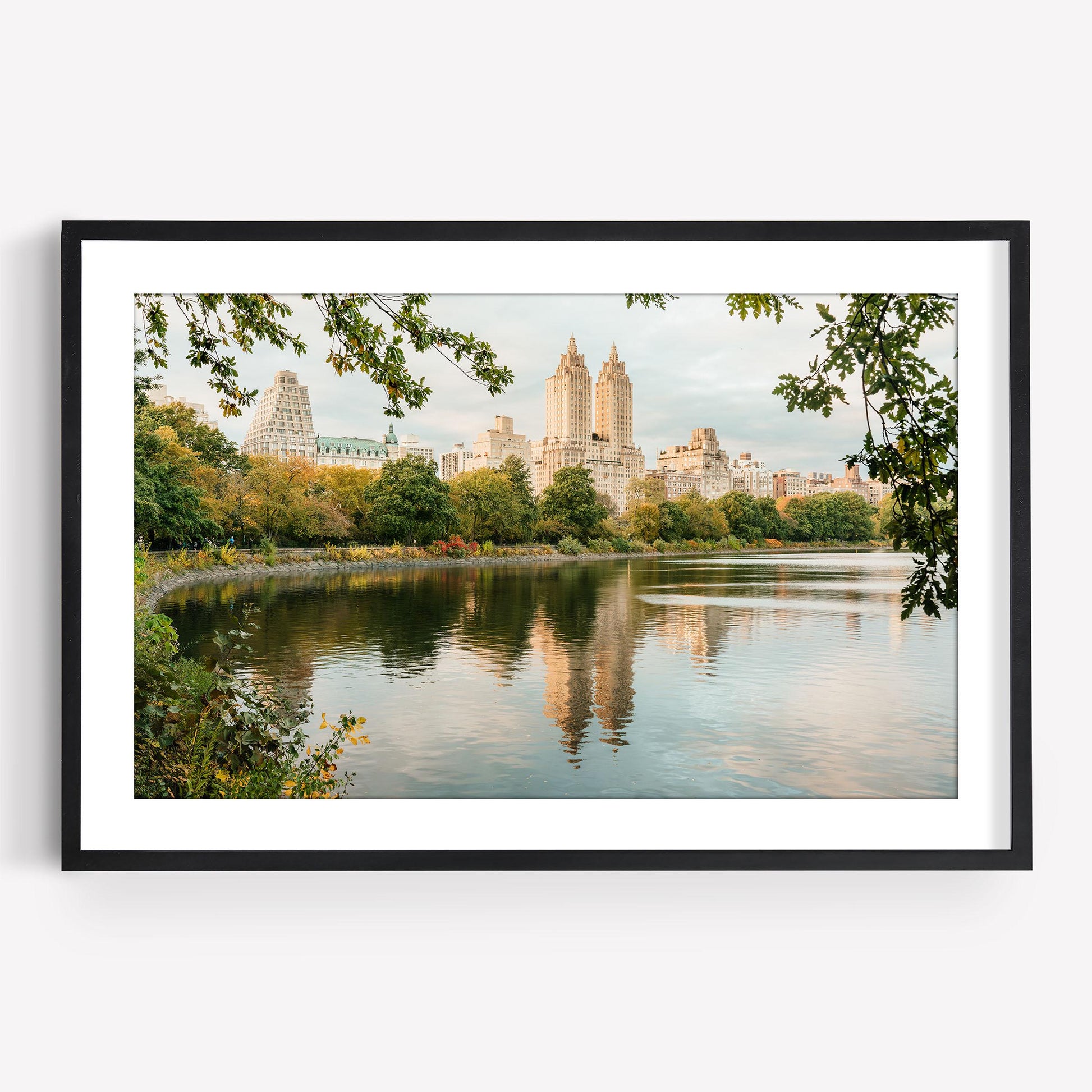 NYC Central Park Jacqueline Kennedy Onassis Reservoir, Upper West Side Manhattan Print, Large Central Park Fine Art Photography