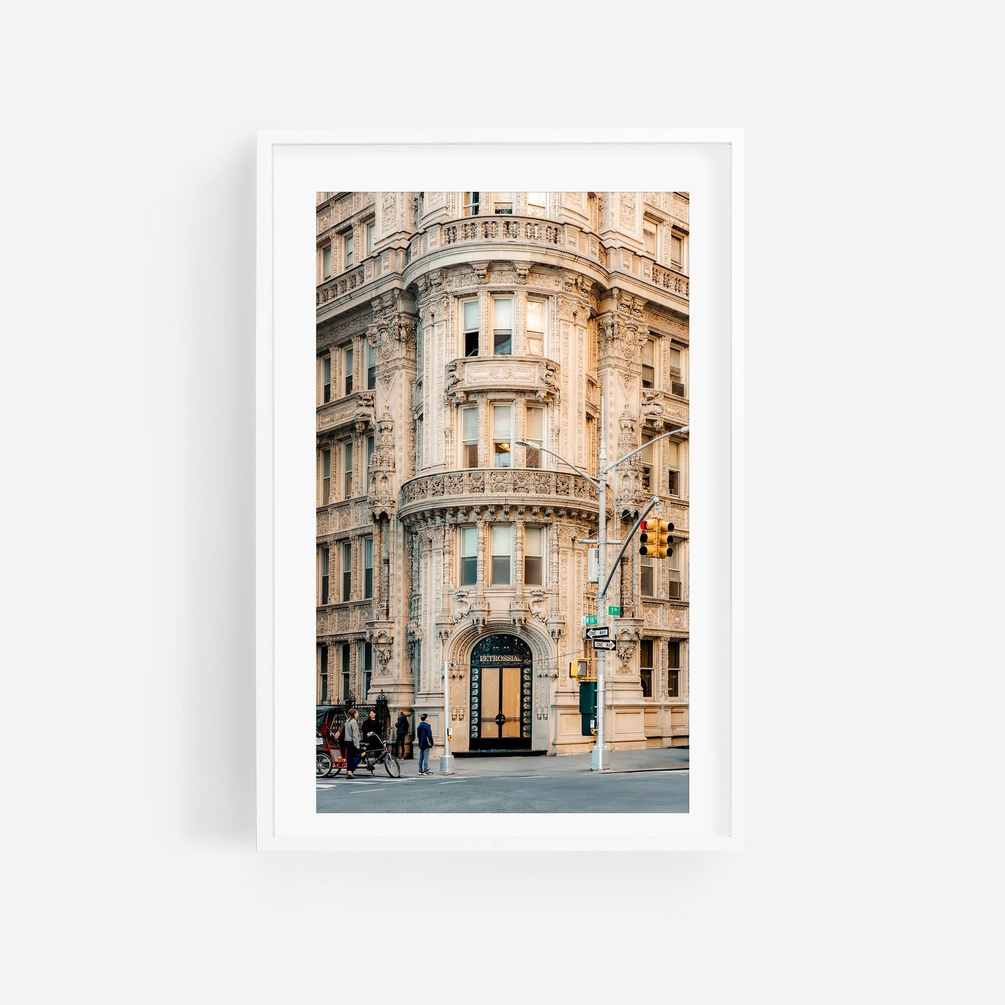 Alwyn Court Landmark Building, Framed New York City Fine Art Photography, Central Park South Home Decor, Manhattan Streets Wall Art Print