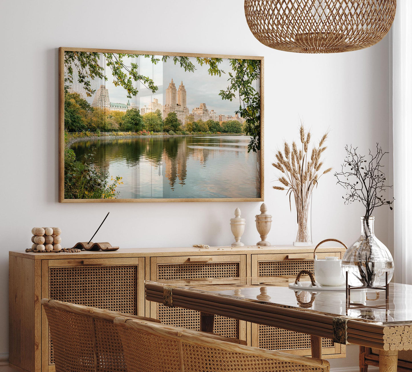 NYC Central Park Jacqueline Kennedy Onassis Reservoir, Upper West Side Manhattan Print, Large Central Park Fine Art Photography