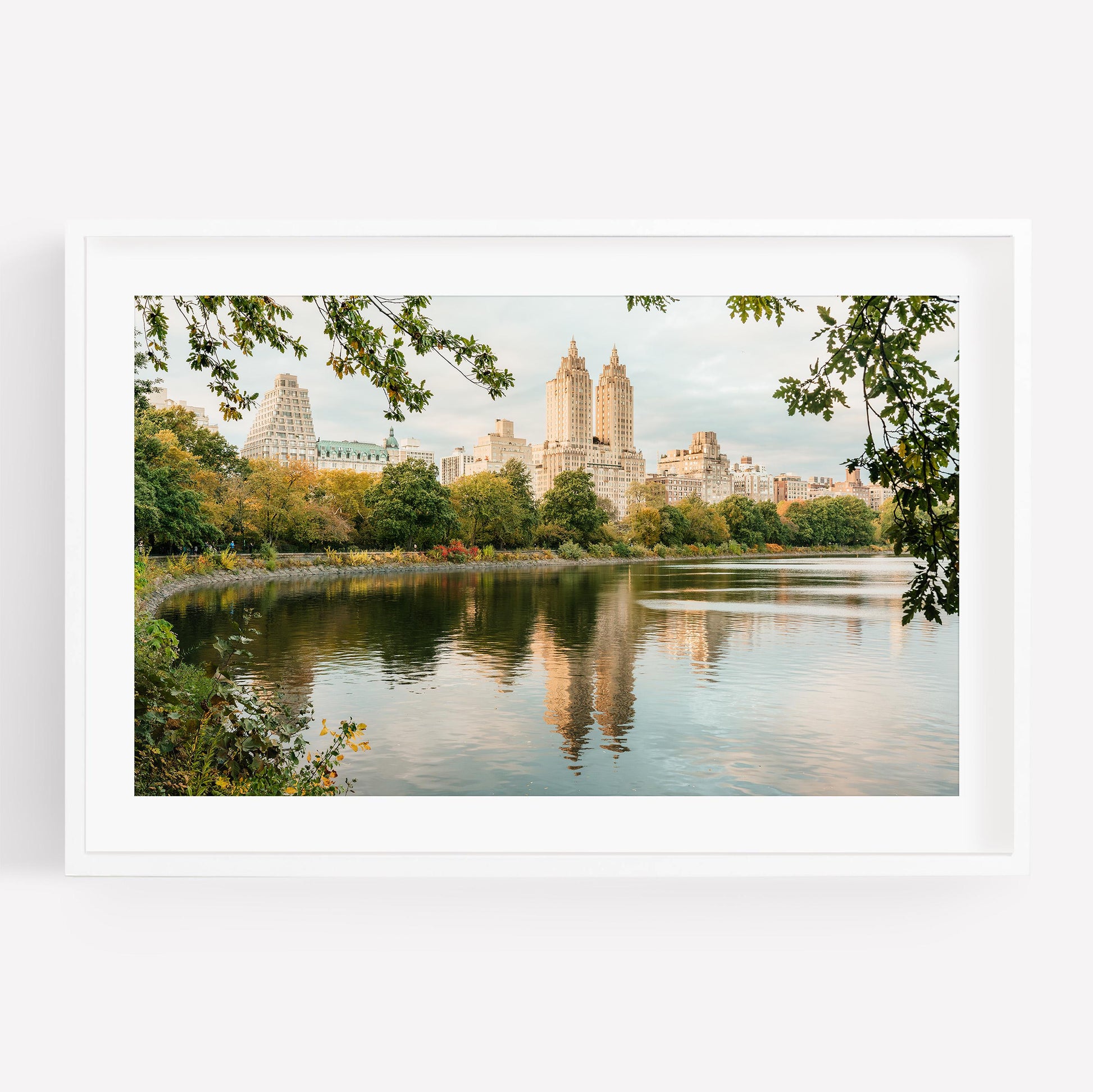 NYC Central Park Jacqueline Kennedy Onassis Reservoir, Upper West Side Manhattan Print, Large Central Park Fine Art Photography