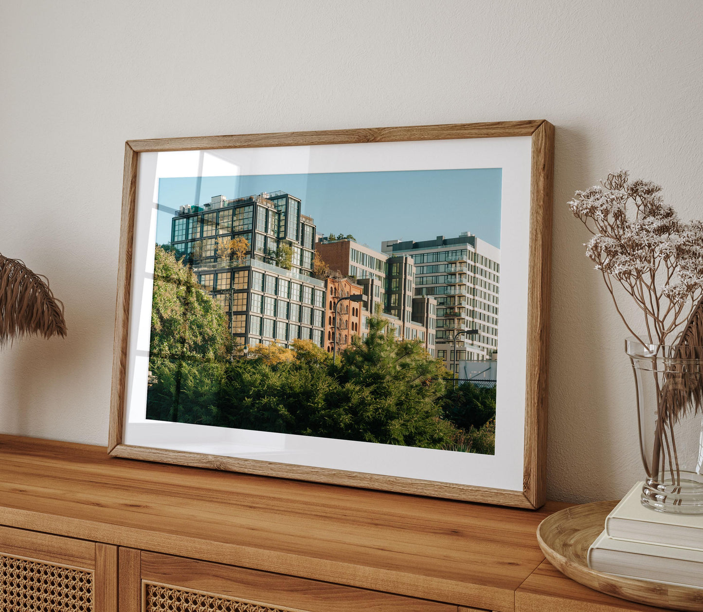 Lower Manhattan Photography Print, Framed or Unframed, Tribeca New York City Modern Architecture Wall Art, NYC Home Decor, Hudson River Park