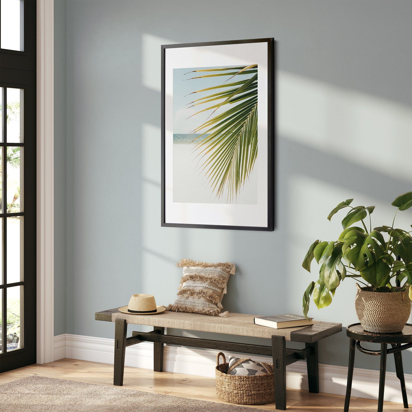 Palm Leaf Ocean, Beach, and Surf - Annie Ambience