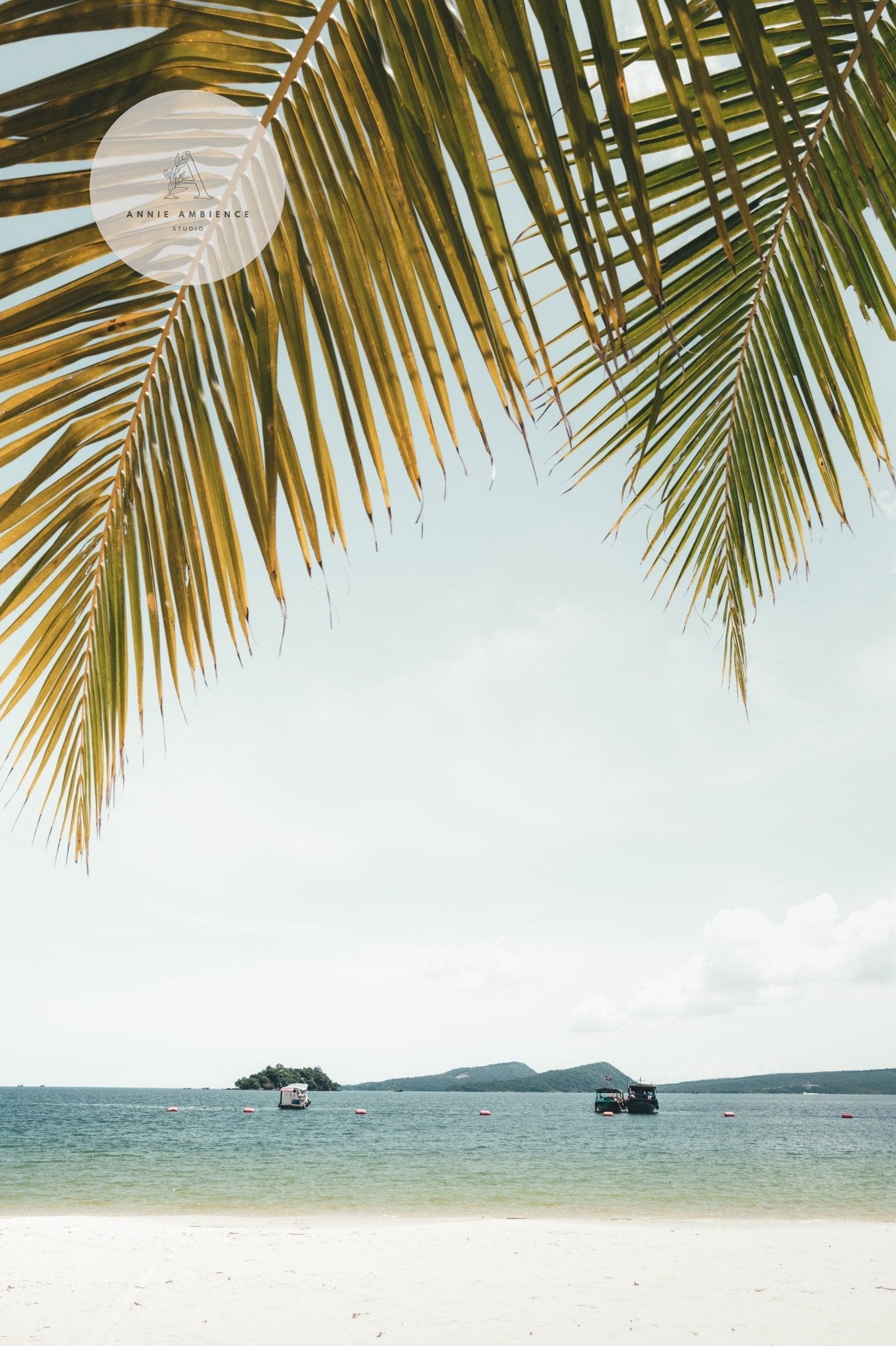 Tropical Embrace II Ocean, Beach, and Surf - Annie Ambience