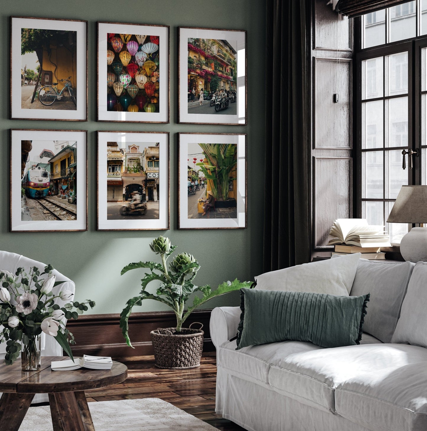 Vietnam Cityscape - Set of 6 SETS OF 6 - Annie Ambience