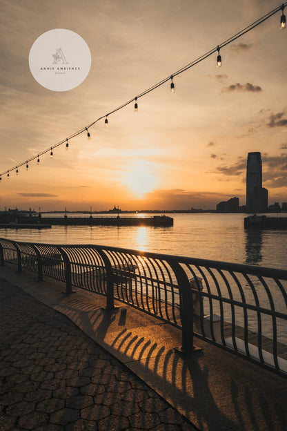 Battery Park Sunset III NYC - Annie Ambience