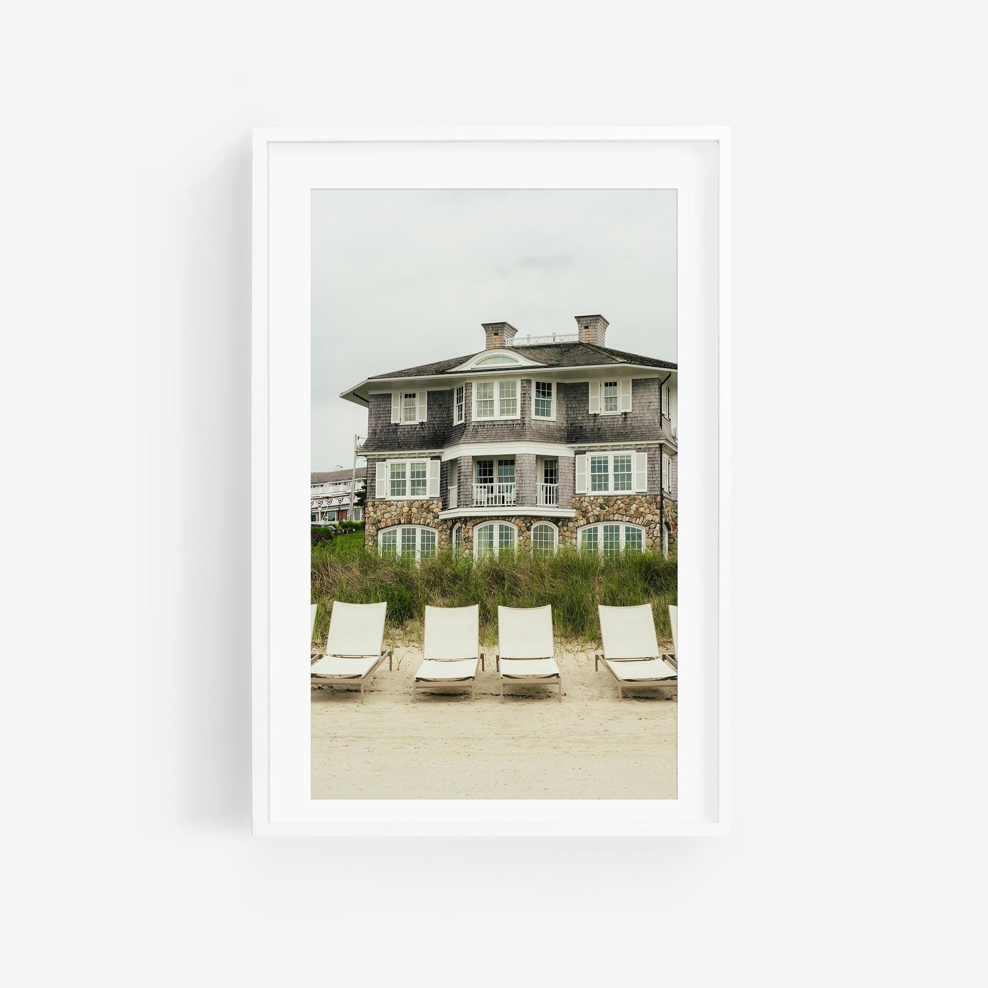 Chatham Cape Cod Beach Inn Print, New England Summer House Home Decor, Calm Coastal Cape Cod Massachusetts Photography, Framed or Unframed