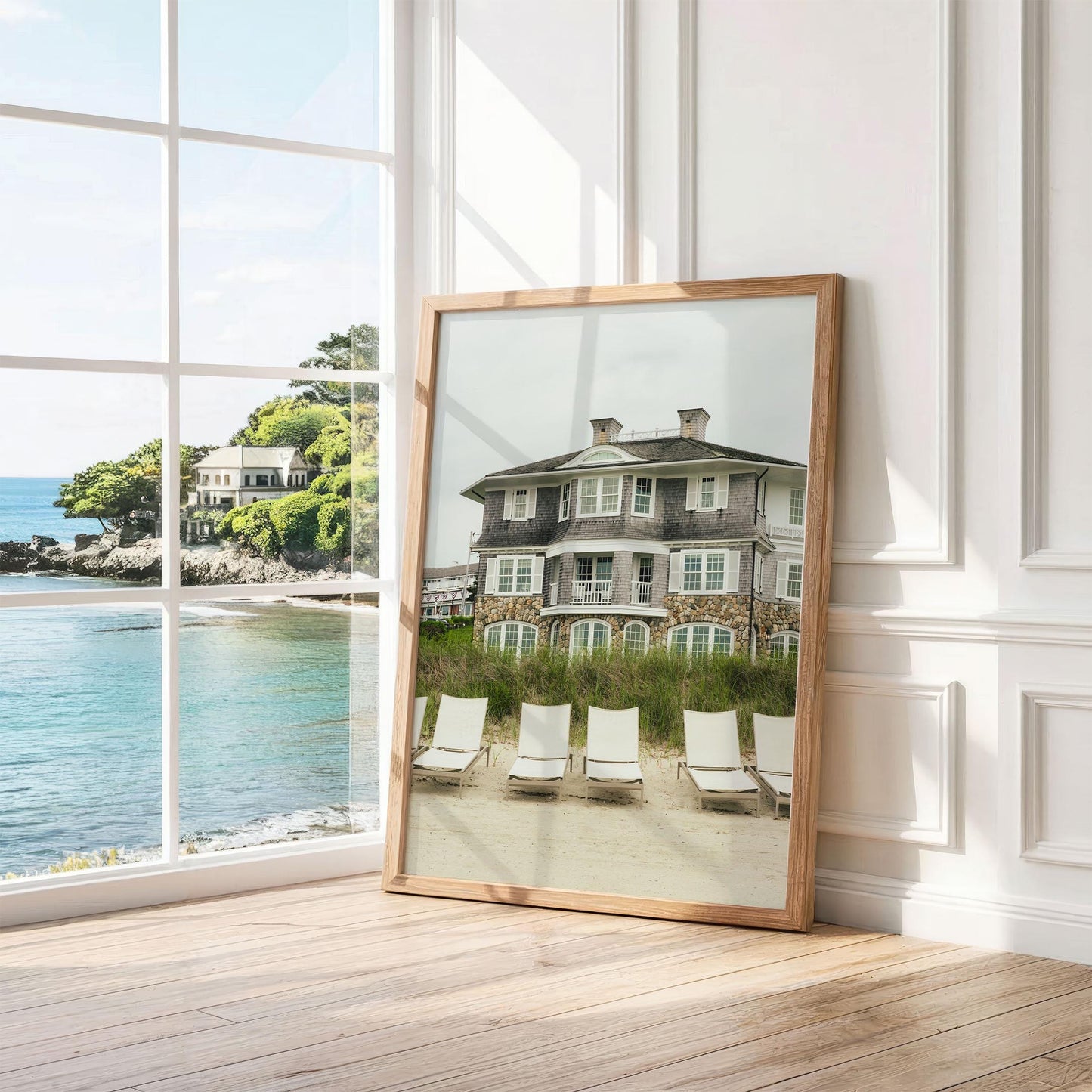 Chatham Cape Cod Beach Inn Print, New England Summer House Home Decor, Calm Coastal Cape Cod Massachusetts Photography, Framed or Unframed