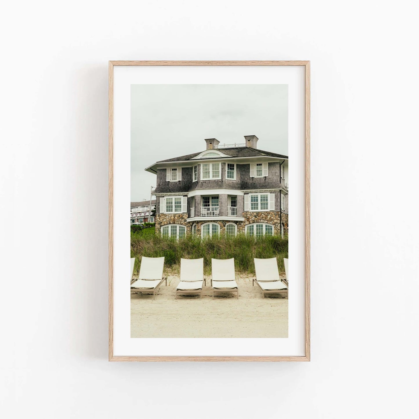 Chatham Cape Cod Beach Inn Print, New England Summer House Home Decor, Calm Coastal Cape Cod Massachusetts Photography, Framed or Unframed