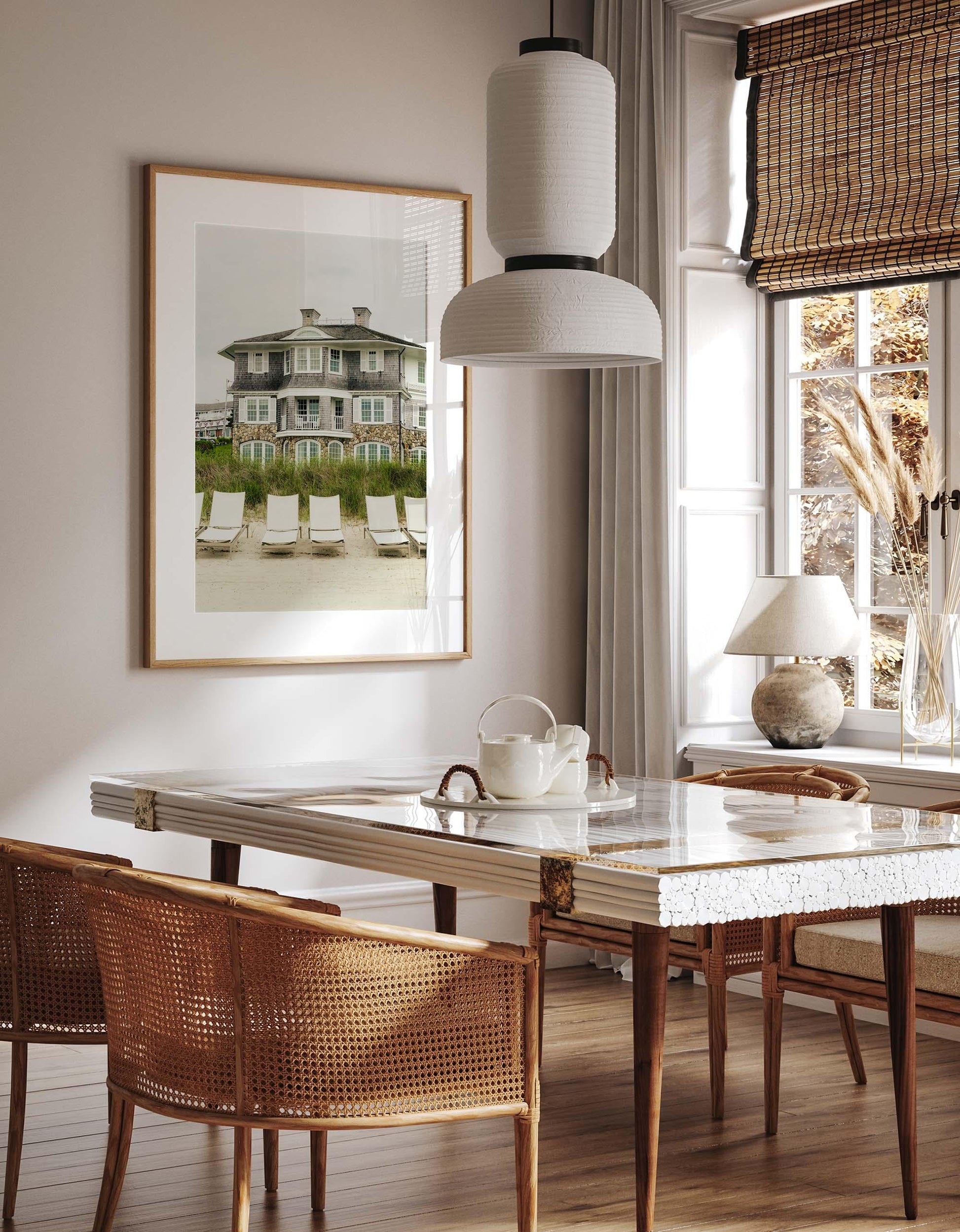 Chatham Cape Cod Beach Inn Print, New England Summer House Home Decor, Calm Coastal Cape Cod Massachusetts Photography, Framed or Unframed