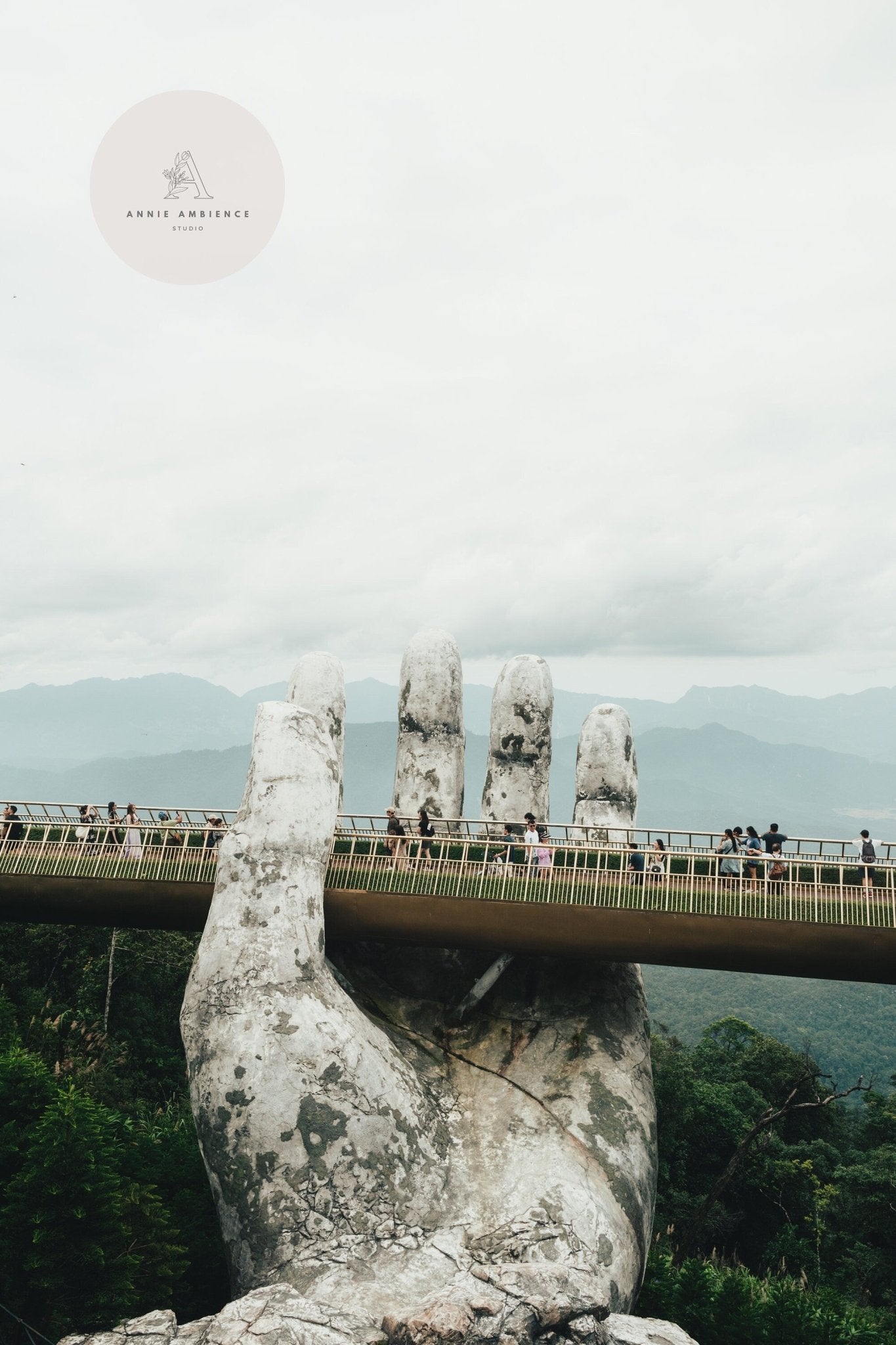 Golden Hand Bridge I Vietnam - Annie Ambience