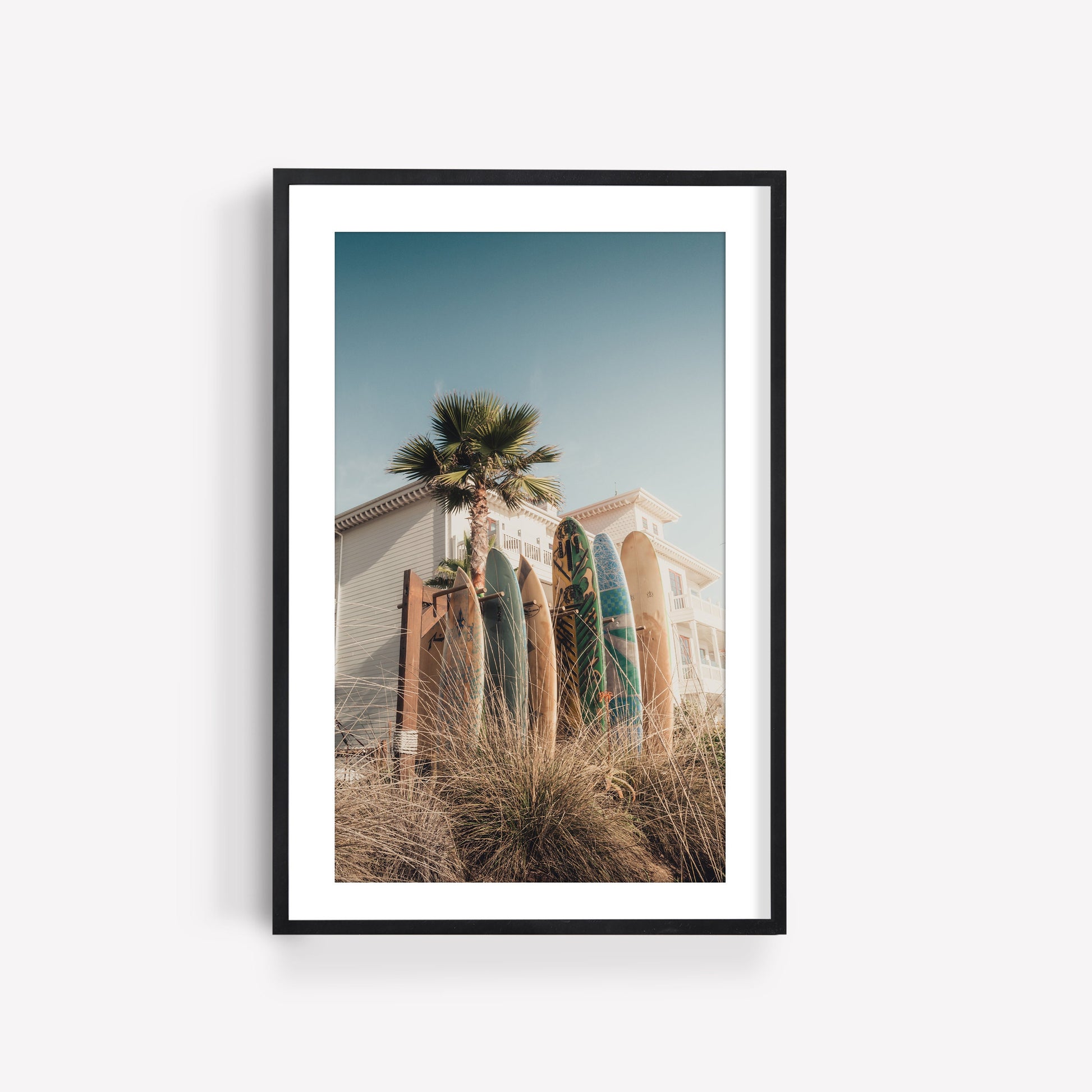 Palm Tree Fine Art Photography Set of 3 - Framed Tropical Art, Palm Photography, Beach House Wall Art, Gallery Set Prints, 3 Piece Wall Art