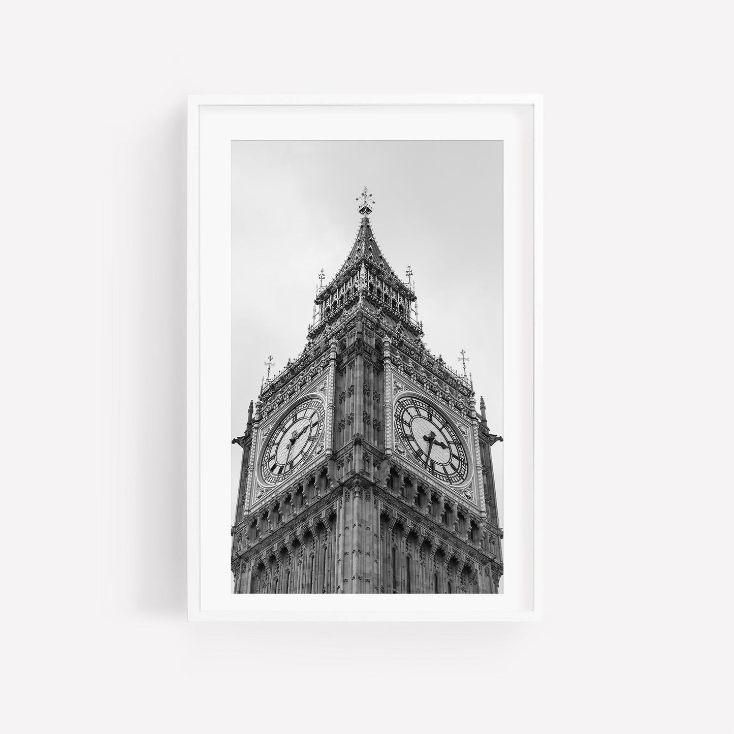 Black and White Big Ben Print - London Photography, London Wall Art, Fine Art Photography, UK Prints, Framed Photography, London Poster