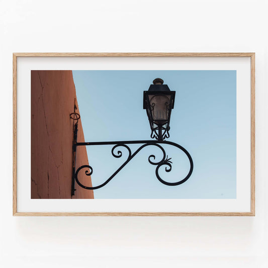 Marrakesh Street Lamp Print - Marrakesh Wall Art, Morocco Travel Art, Morocco Print, Morocco Photography, Framed Wall Art, Marrakesh Decor