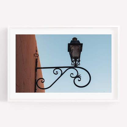 Marrakesh Street Lamp Print - Marrakesh Wall Art, Morocco Travel Art, Morocco Print, Morocco Photography, Framed Wall Art, Marrakesh Decor