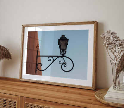 Marrakesh Street Lamp Print - Marrakesh Wall Art, Morocco Travel Art, Morocco Print, Morocco Photography, Framed Wall Art, Marrakesh Decor