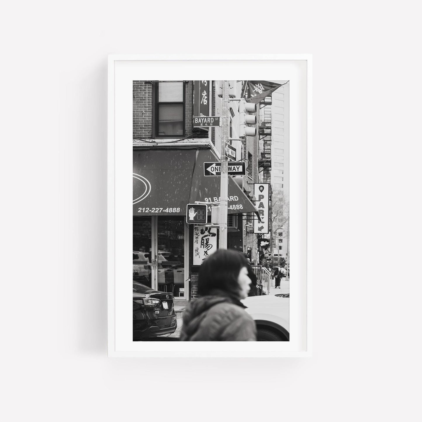 Black and White Chinatown NYC - Chinatown Poster, NYC Print, NYC Photography, Manhattan Streets, Fine Art Black and White Photography