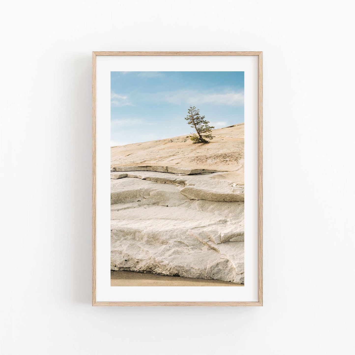 Yosemite Fine Art Print, Minimalist Nature Photography, Granite Landscape Wall Art, Bright and Airy Mountain Decor, Framed or Unframed