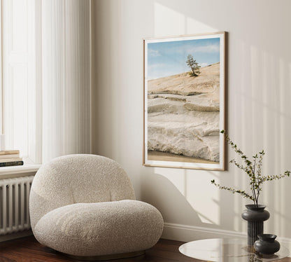 Yosemite Fine Art Print, Minimalist Nature Photography, Granite Landscape Wall Art, Bright and Airy Mountain Decor, Framed or Unframed