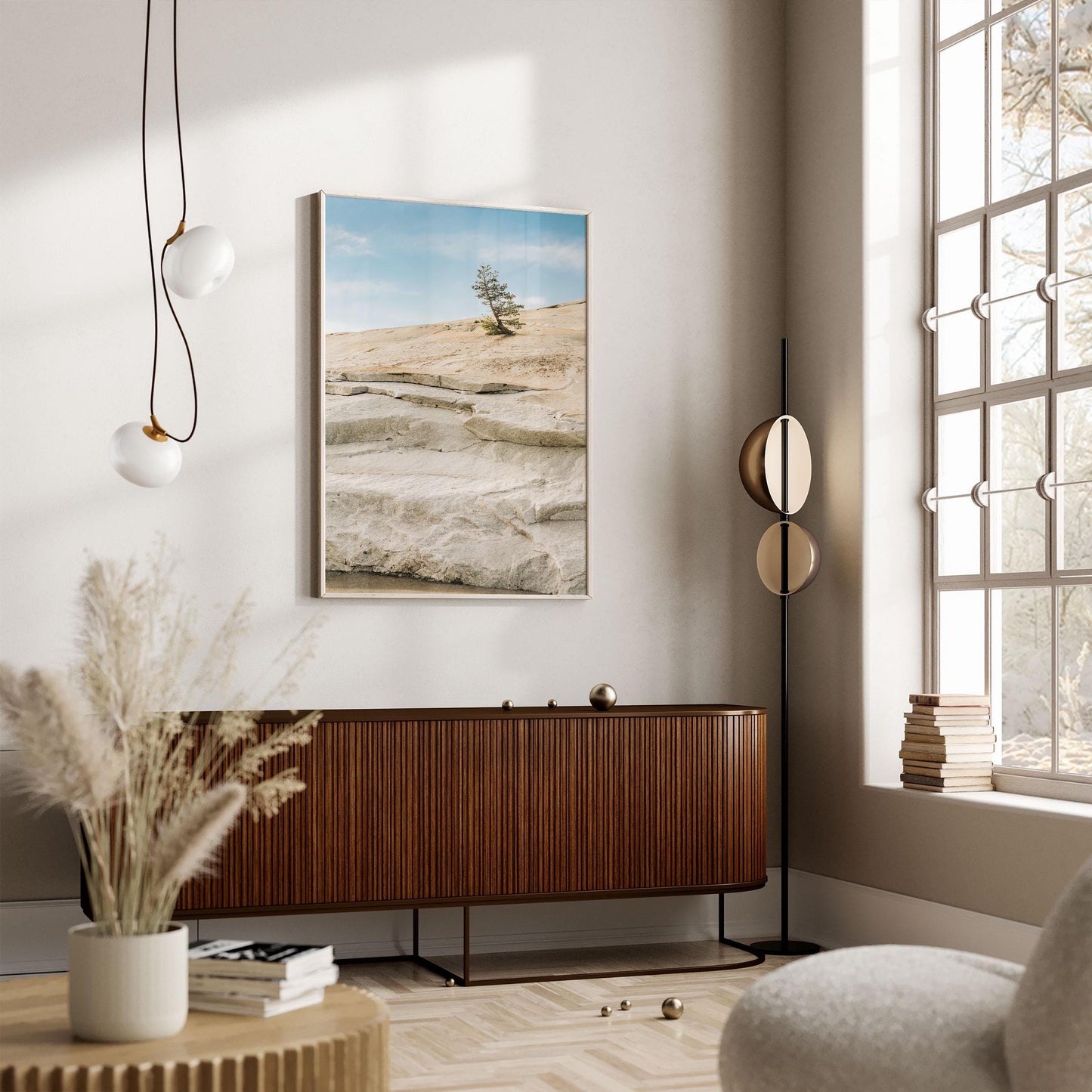 Yosemite Fine Art Print, Minimalist Nature Photography, Granite Landscape Wall Art, Bright and Airy Mountain Decor, Framed or Unframed