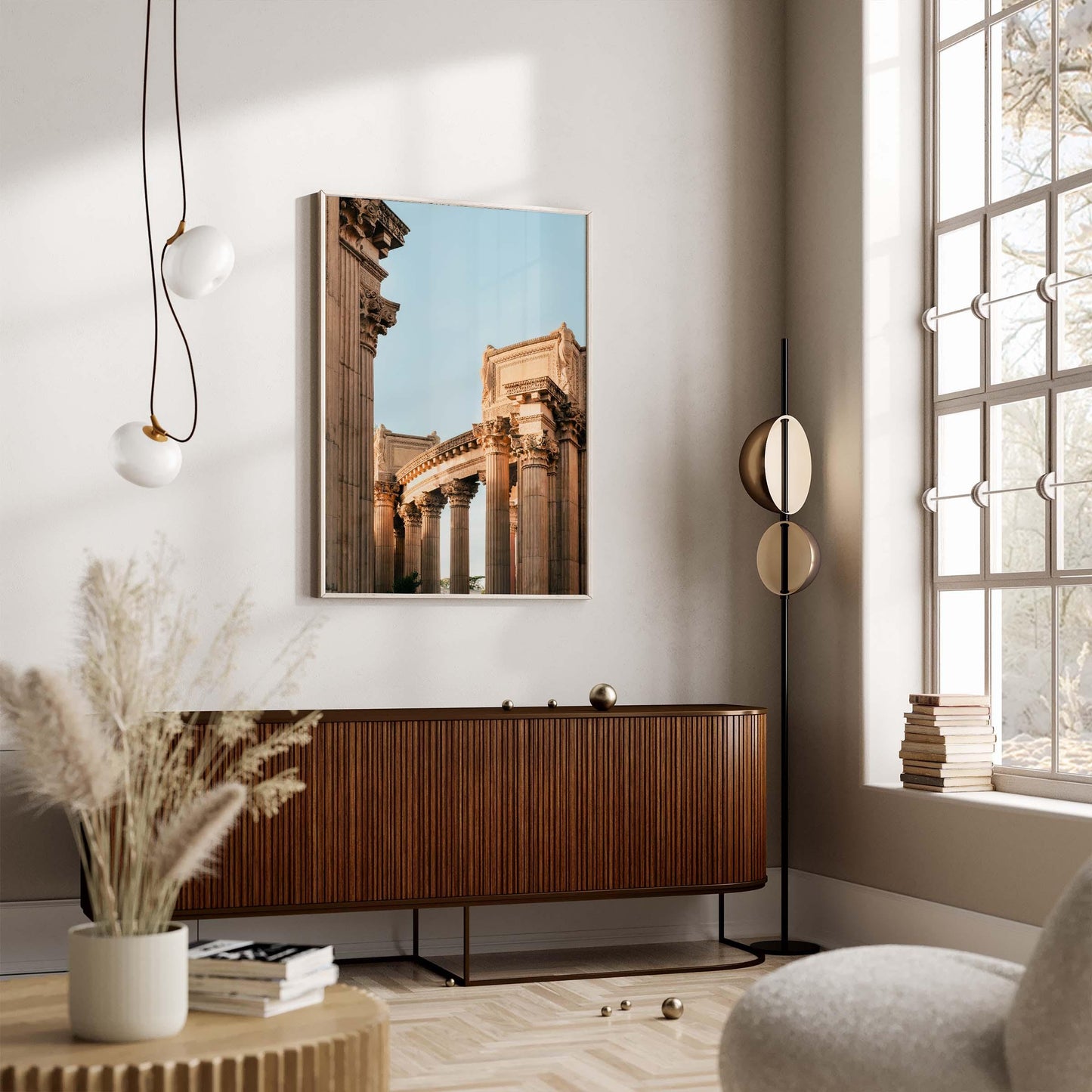 The Palace of Fine Arts San Francisco Photography Print, Neoclassical Roman Architecture California, SF Wall Art, Corinthian Columns