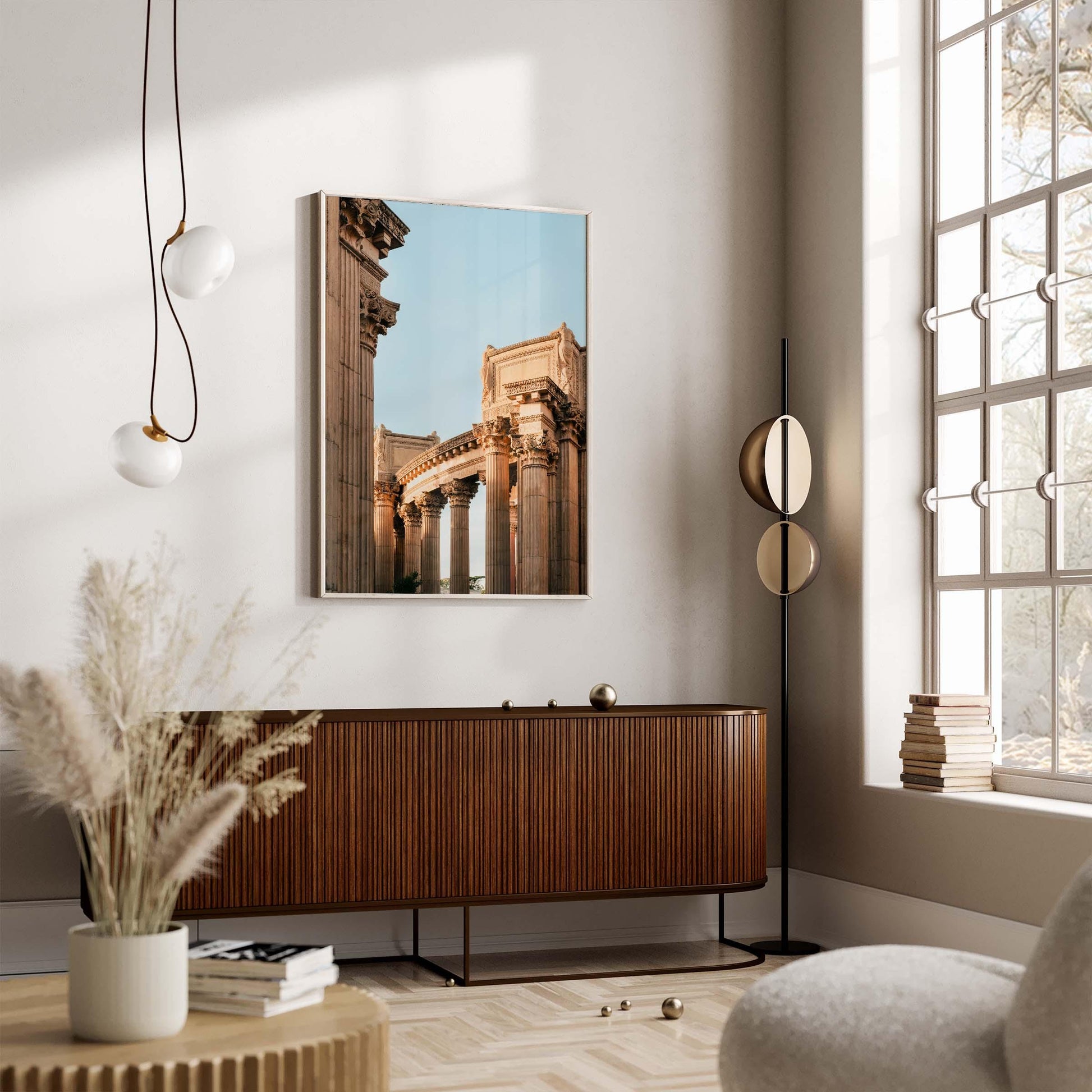 The Palace of Fine Arts San Francisco Photography Print, Neoclassical Roman Architecture California, SF Wall Art, Corinthian Columns