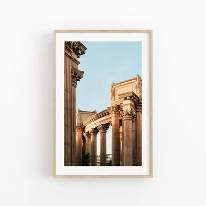 The Palace of Fine Arts San Francisco Photography Print, Neoclassical Roman Architecture California, SF Wall Art, Corinthian Columns