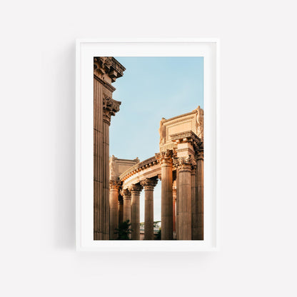 The Palace of Fine Arts San Francisco Photography Print, Neoclassical Roman Architecture California, SF Wall Art, Corinthian Columns