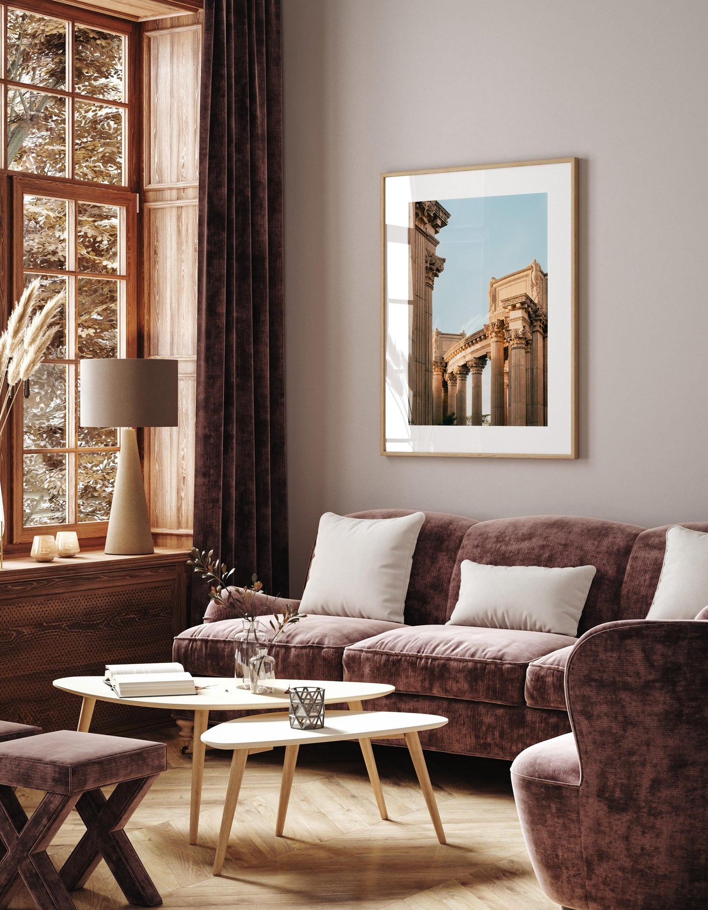 The Palace of Fine Arts San Francisco Photography Print, Neoclassical Roman Architecture California, SF Wall Art, Corinthian Columns