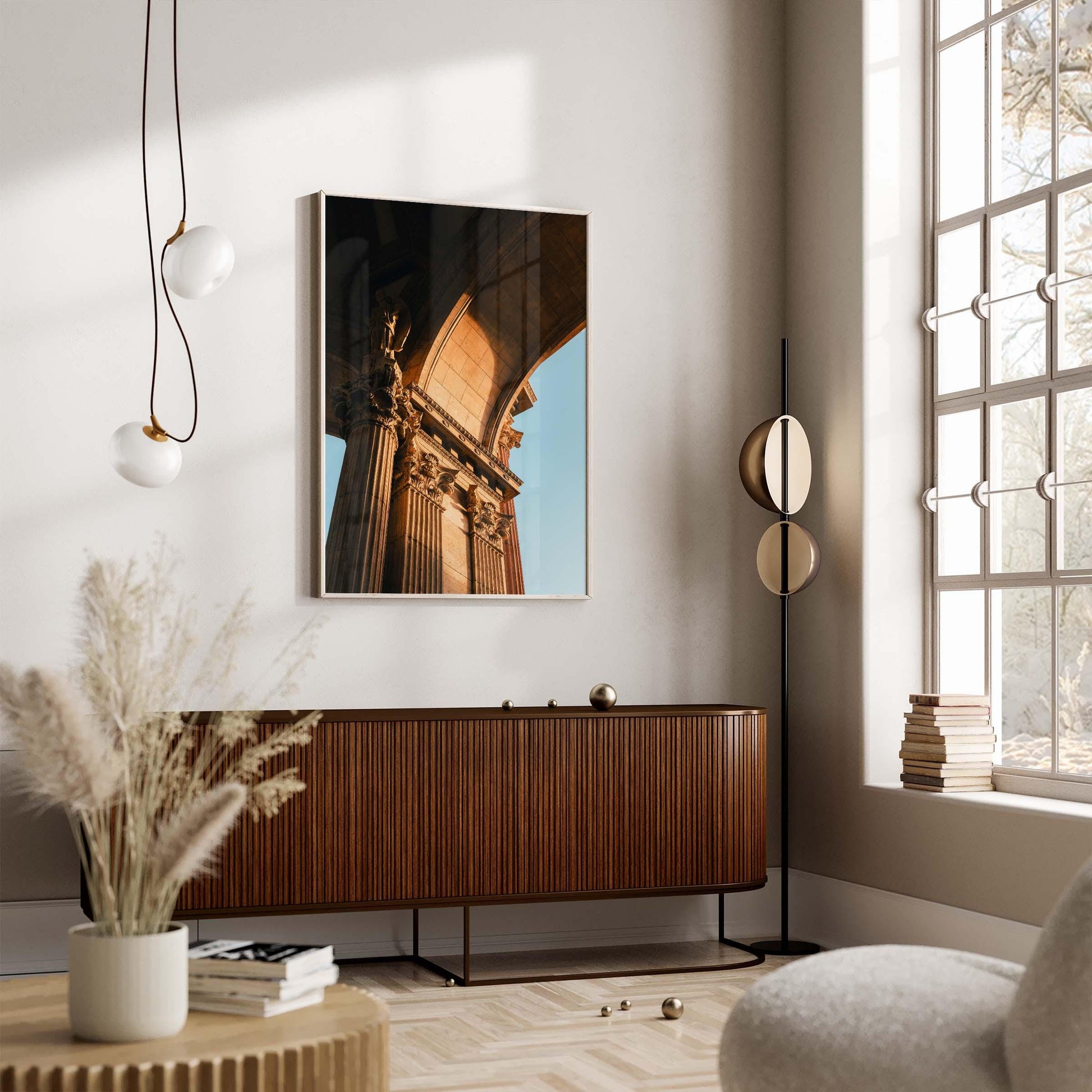 The Palace of Fine Arts San Francisco Photography Print, Corinthian Columns and Arch, Neoclassical Roman Architecture