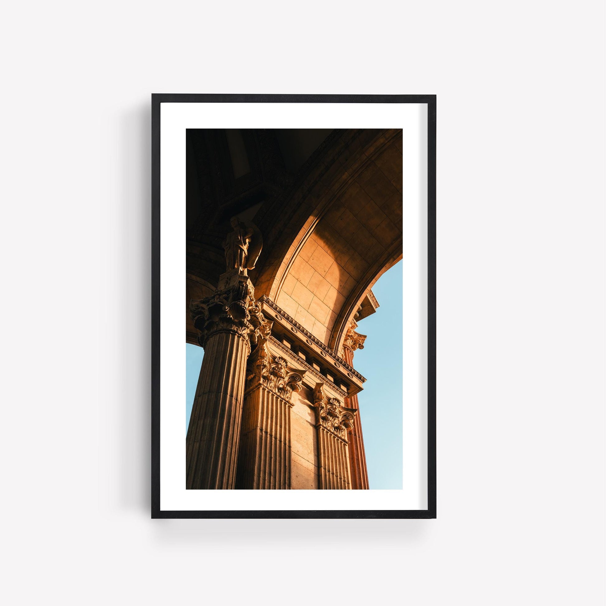 The Palace of Fine Arts San Francisco Photography Print, Corinthian Columns and Arch, Neoclassical Roman Architecture