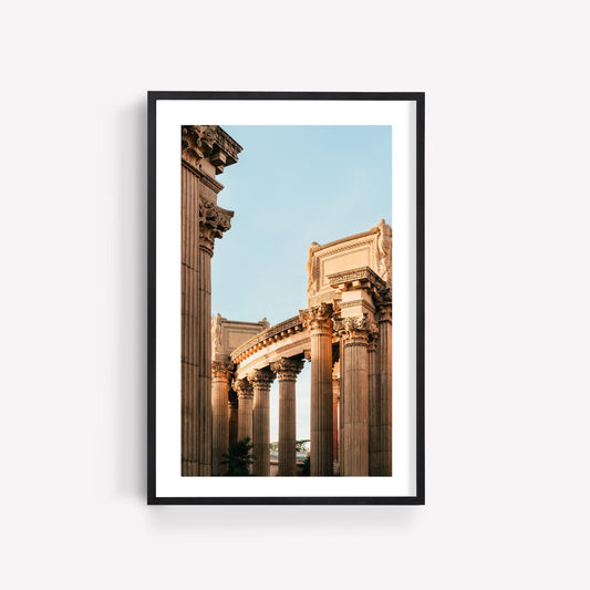 The Palace of Fine Arts San Francisco Photography Print, Neoclassical Roman Architecture California, SF Wall Art, Corinthian Columns