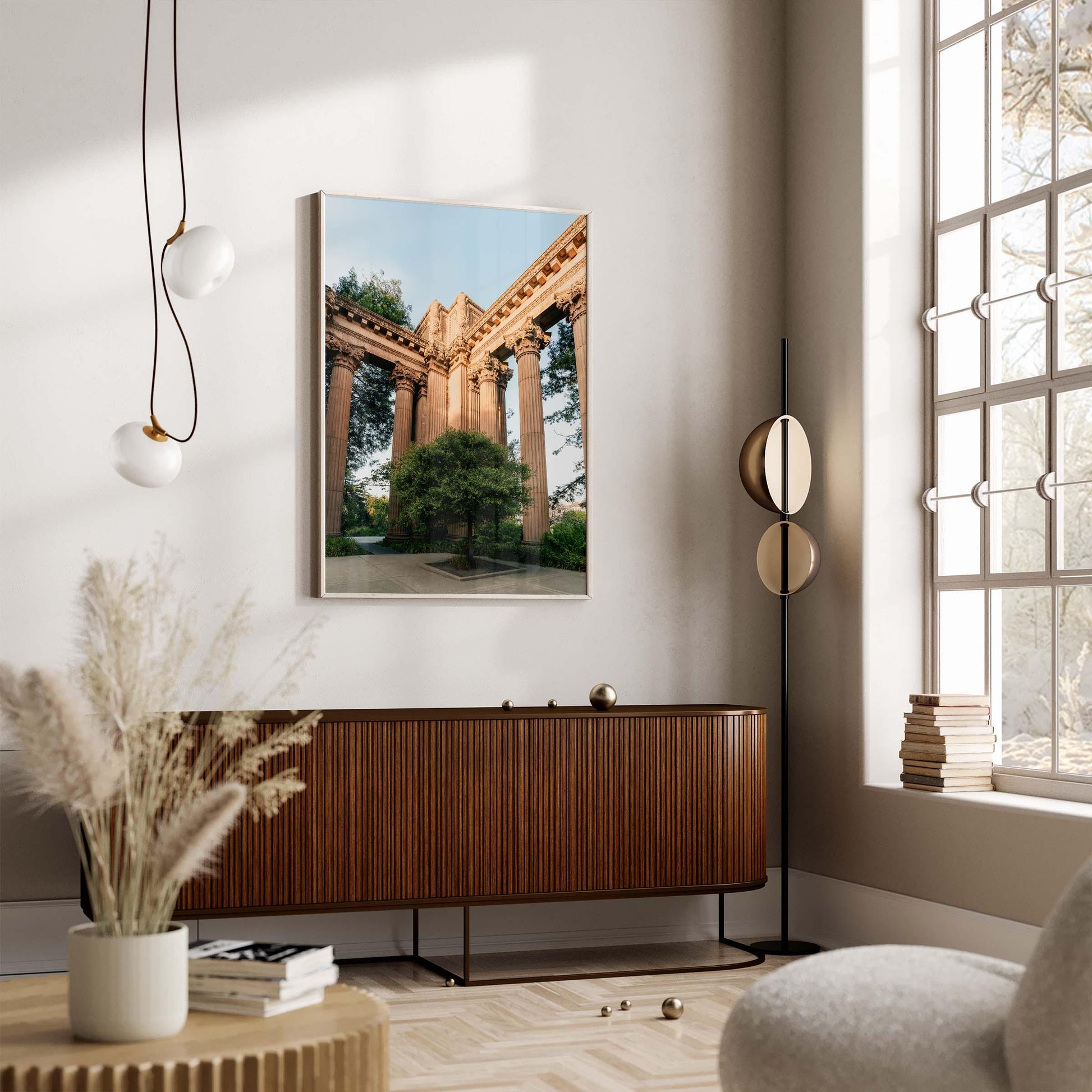 The Palace of Fine Arts San Francisco Photography Print, Classic Roman Architecture California Historic Landmark, SF Wall Art