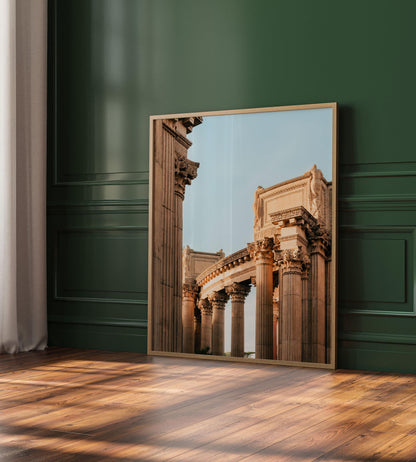 The Palace of Fine Arts San Francisco Photography Print, Neoclassical Roman Architecture California, SF Wall Art, Corinthian Columns