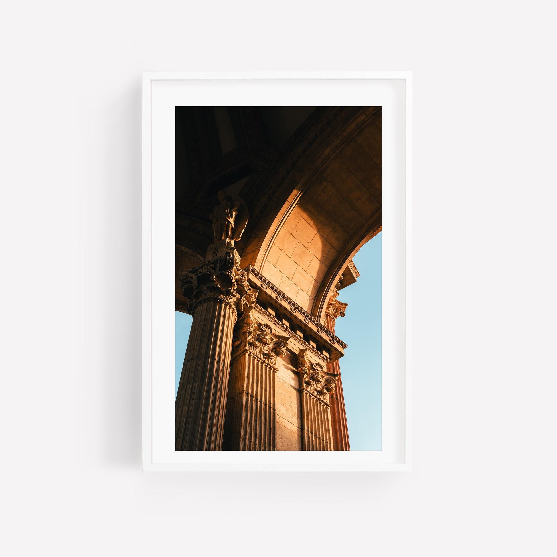 The Palace of Fine Arts San Francisco Photography Print, Corinthian Columns and Arch, Neoclassical Roman Architecture