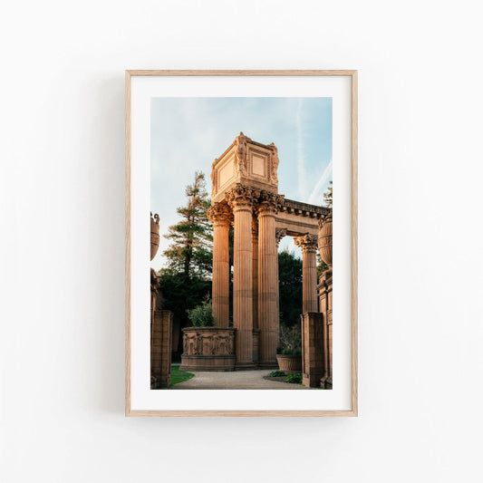 The Palace of Fine Arts San Francisco Photography Print, Neoclassical Roman-inspired Architecture, SF Wall Art, Corinthian Columns