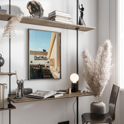 San Francisco Pier 39 Crab House Photography Print Wall Art, Streets of SF California, Large Framed Modern Photo Artwork