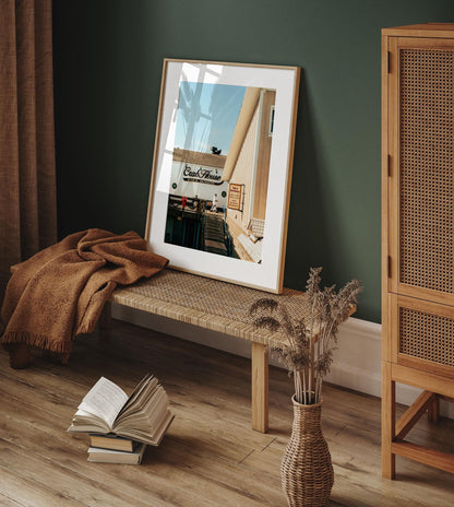 San Francisco Pier 39 Crab House Photography Print Wall Art, Streets of SF California, Large Framed Modern Photo Artwork