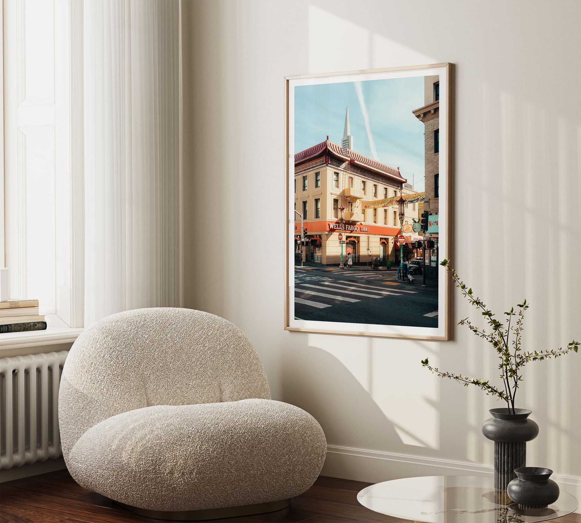 San Francisco Chinatown Photography Wall Art, Streets of SF Picture Artwork, Framed and Unframed, Cali City Photo Poster Print