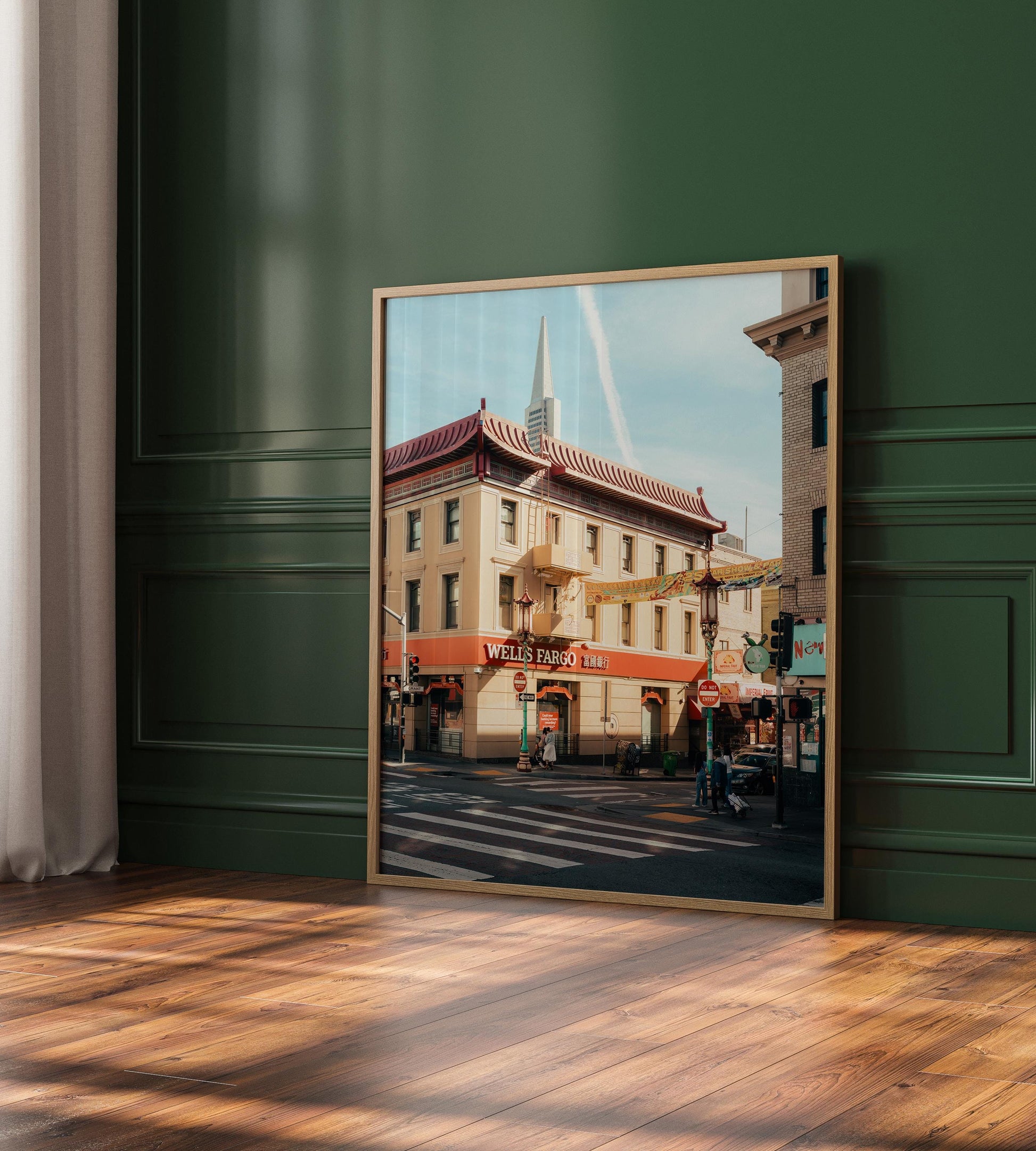 San Francisco Chinatown Photography Wall Art, Streets of SF Picture Artwork, Framed and Unframed, Cali City Photo Poster Print