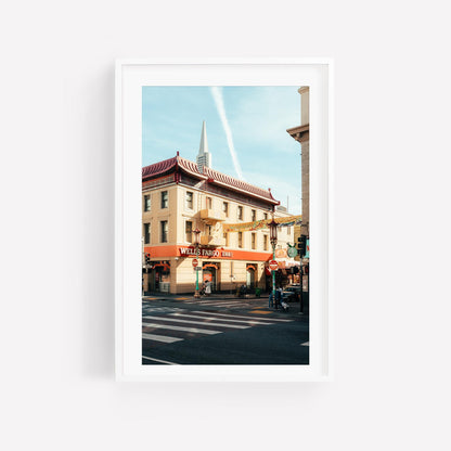 San Francisco Chinatown Photography Wall Art, Streets of SF Picture Artwork, Framed and Unframed, Cali City Photo Poster Print