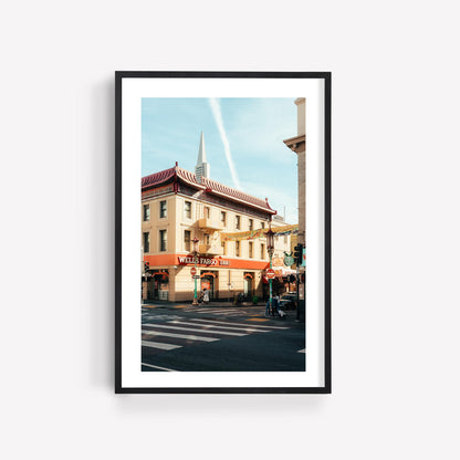San Francisco Chinatown Photography Wall Art, Streets of SF Picture Artwork, Framed and Unframed, Cali City Photo Poster Print