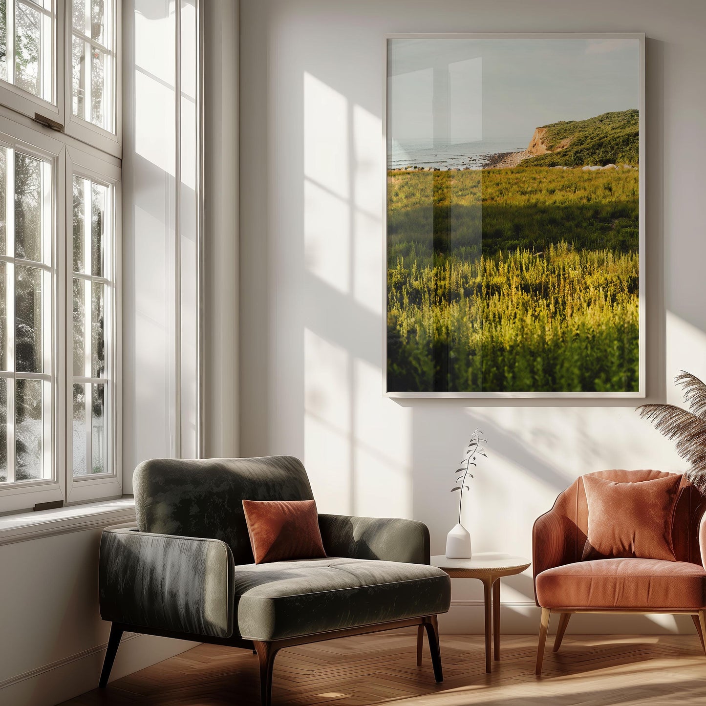 Montauk Photography Print, Hamptons Wall Art, Shadmoor State Park, Ocean Bluff Landscape, Coastal Decor, Framed or Unframed