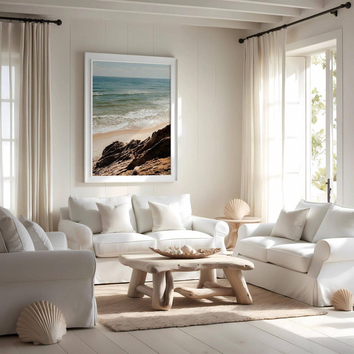 Ocean Cliff Photography, Montauk Print, Shadmoor State Park , Coastal Wall Art, Hamptons Beach Decor, Framed or Unframed