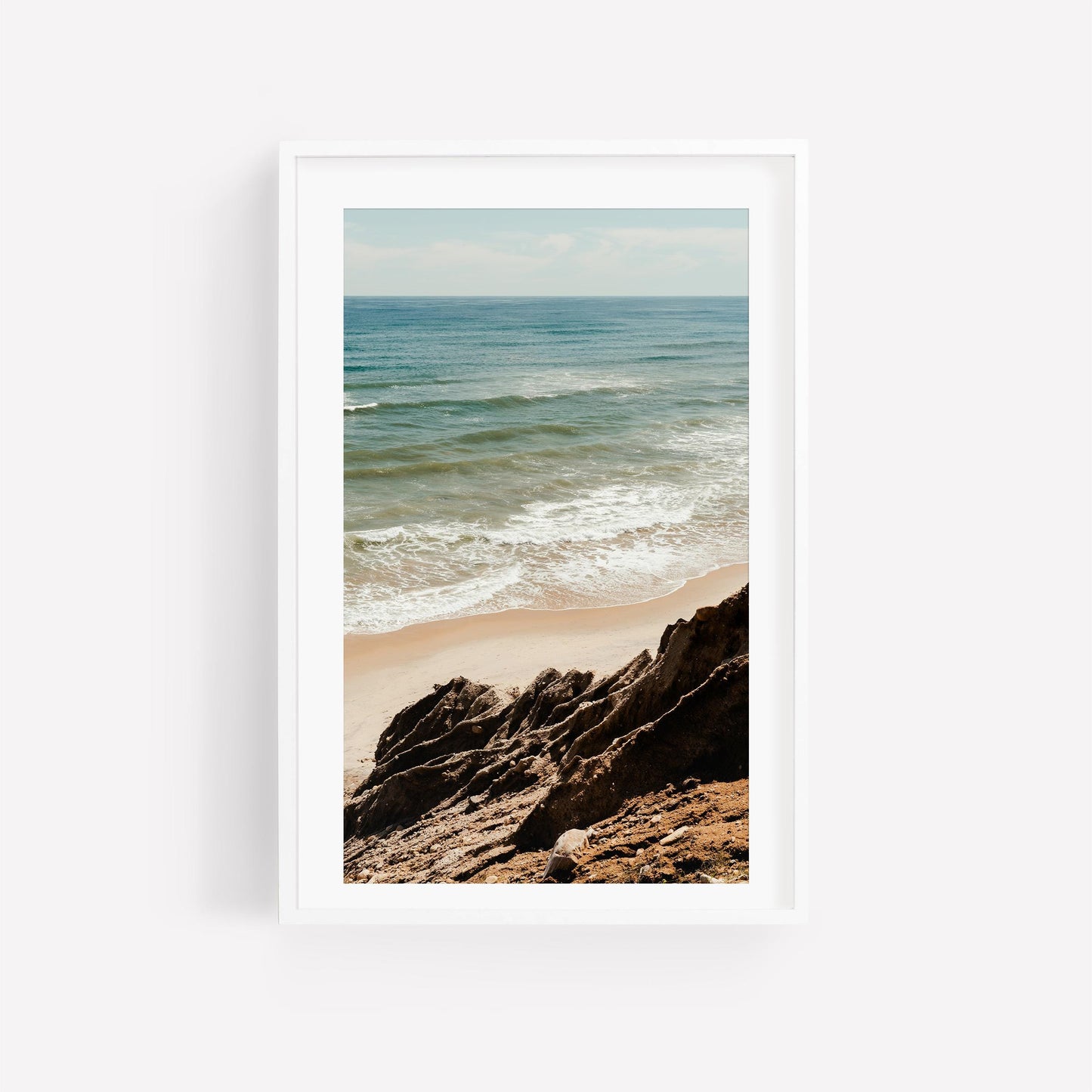 Ocean Cliff Photography, Montauk Print, Shadmoor State Park , Coastal Wall Art, Hamptons Beach Decor, Framed or Unframed