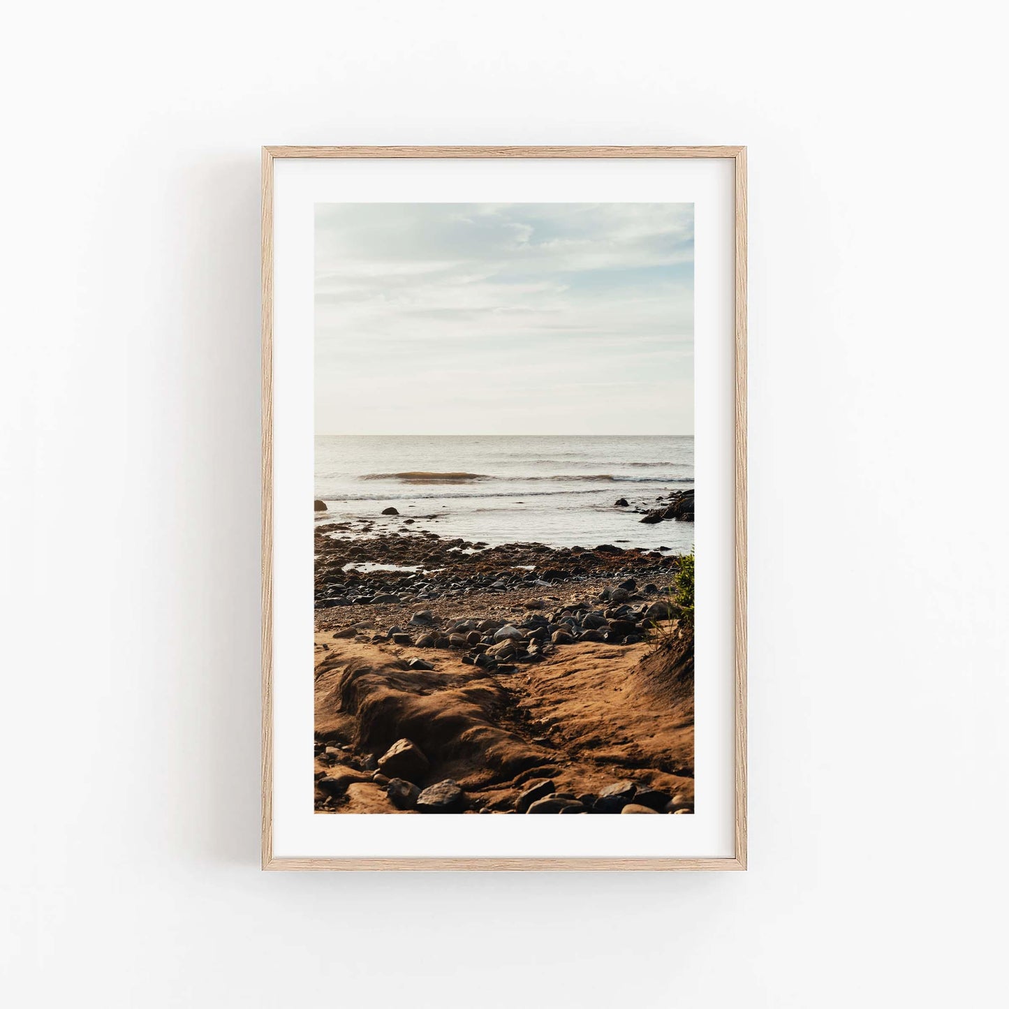 Rocky Beach Print, Montauk NY, Hamptons Photography, Coastal Wall Art, Framed or Unframed