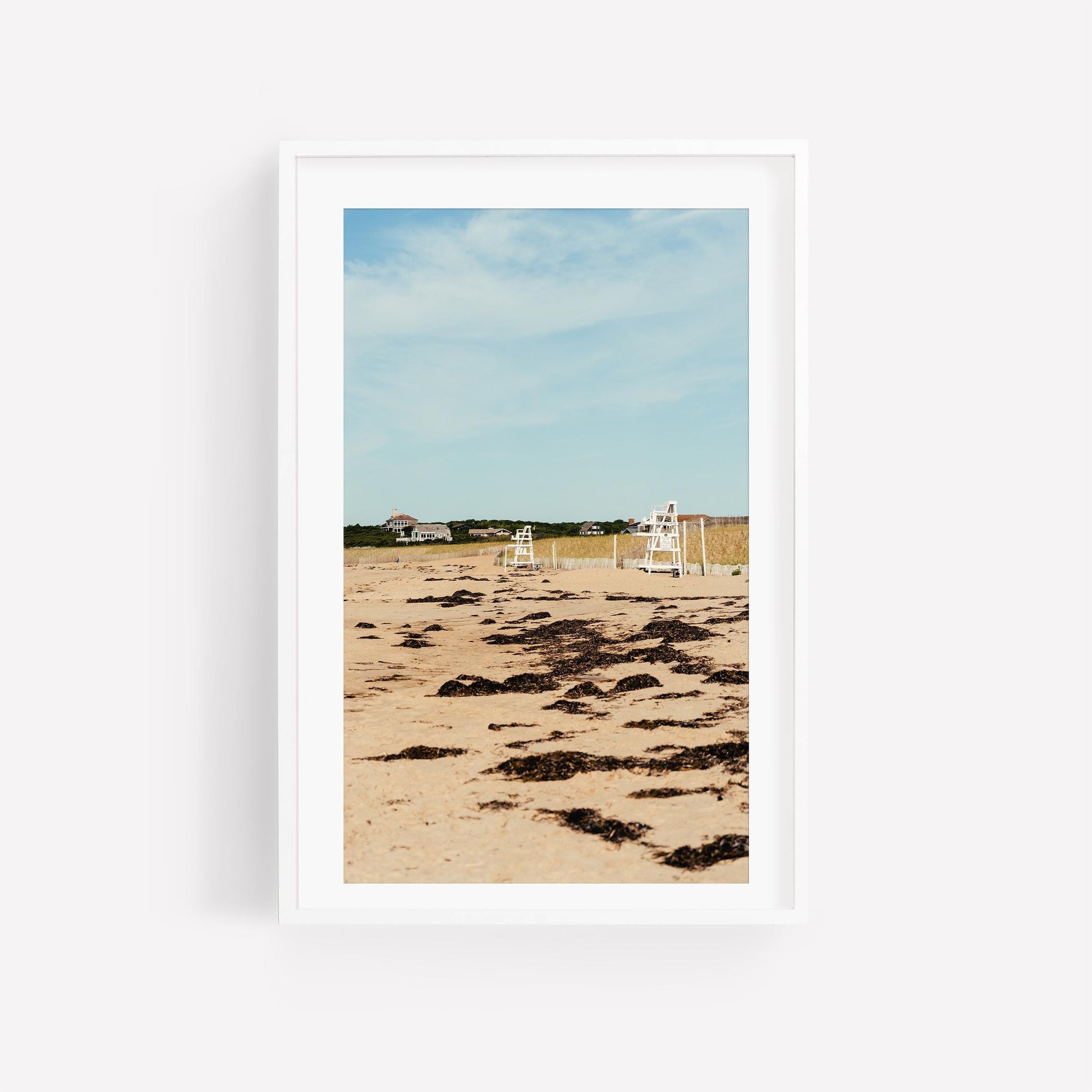 Montauk Beach Print, Hamptons Wall Art, Coastal Beach House Photography, Framed or Unframed, East Coast Summer Decor