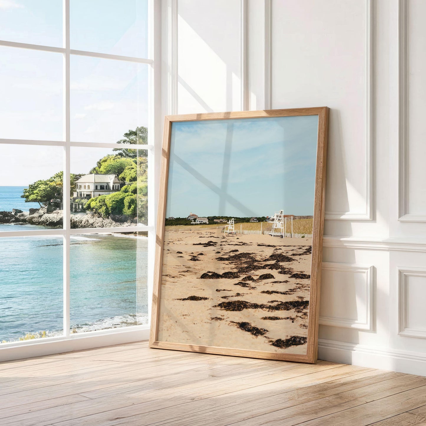 Montauk Beach Print, Hamptons Wall Art, Coastal Beach House Photography, Framed or Unframed, East Coast Summer Decor